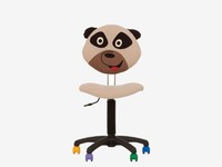 Стул детский поворотный For kids GTS RU PANDA