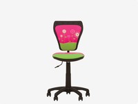 Стул детский поворотный MINISTYLE GTS RU FLOVERS Q